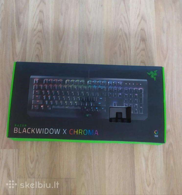 Razer blackwidow x chroma žaidimų klaviatūra