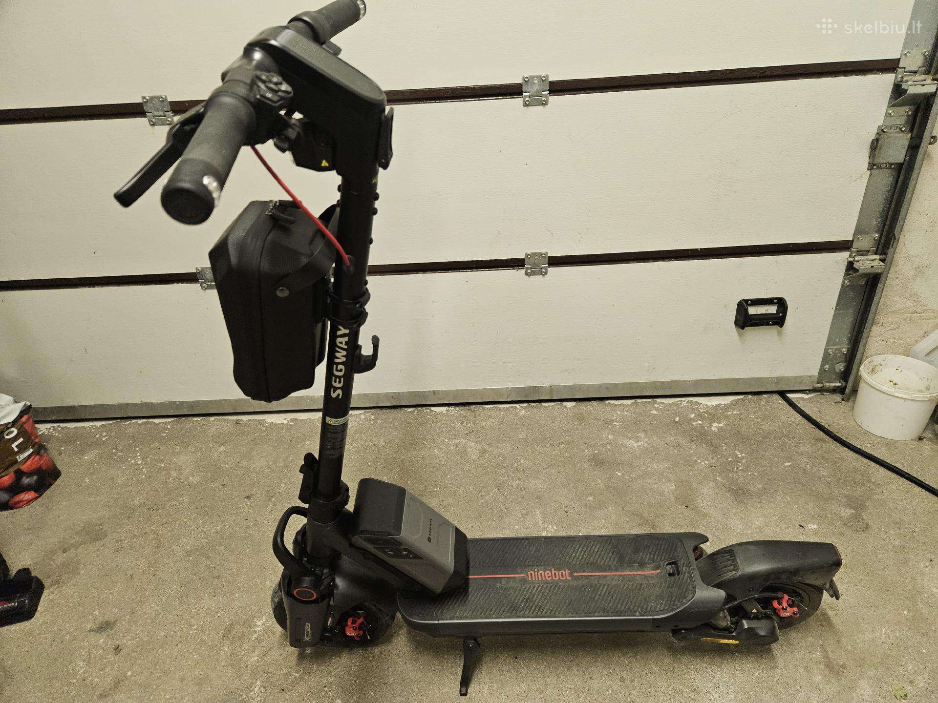 Segway Max G3 E 2000w, + papildoma baterija 48v