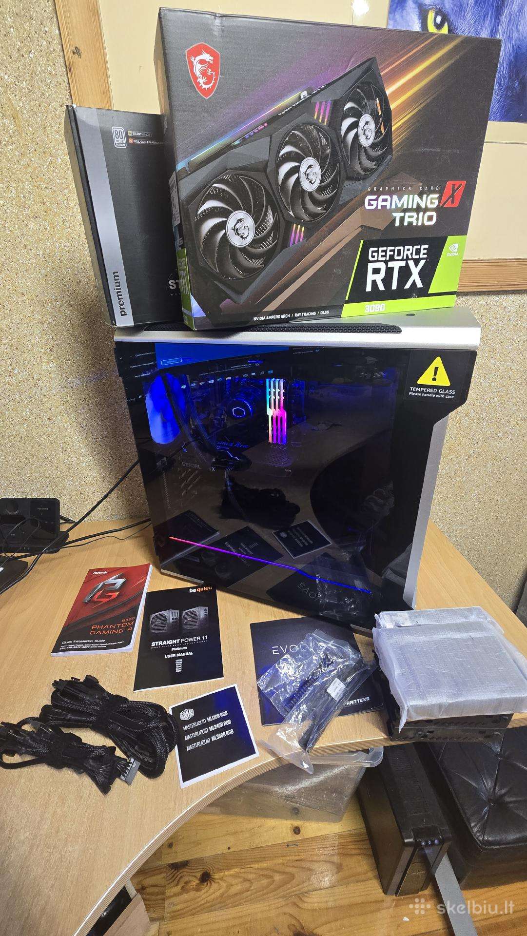 Workstation Pc Ryzen 7 5800x 32gb RAM 3090