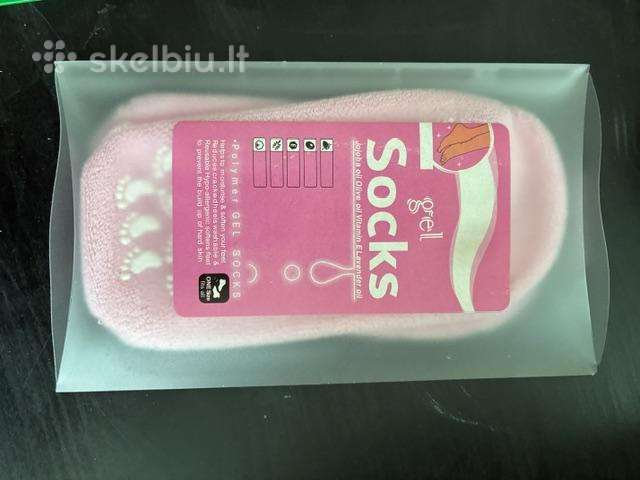 Naujos Gelinės drėkinamosios Spa kojinės pėdoms