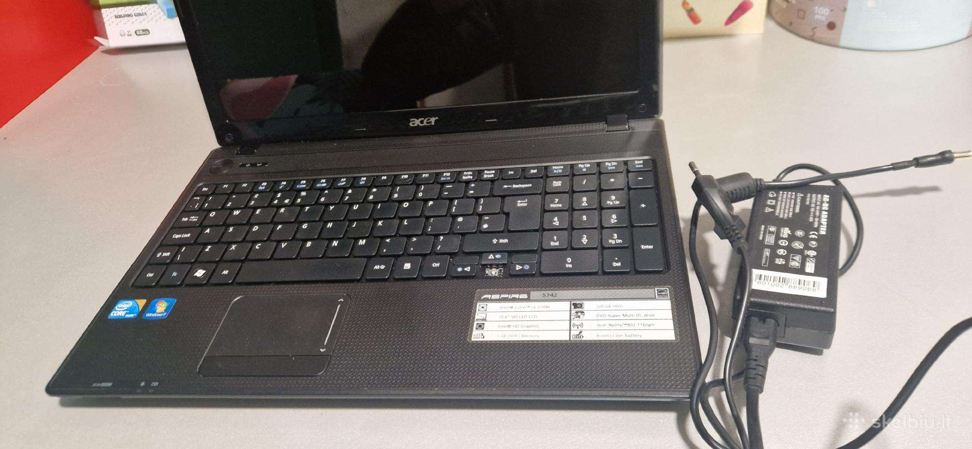 Acer nešiojamas kompiuteris