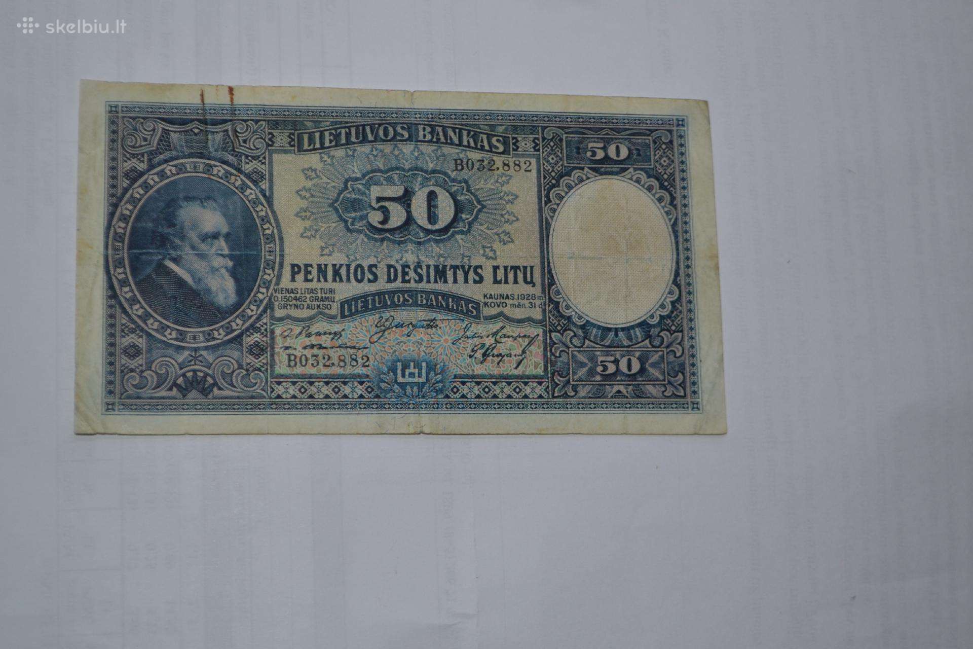 1928 m.50 litu