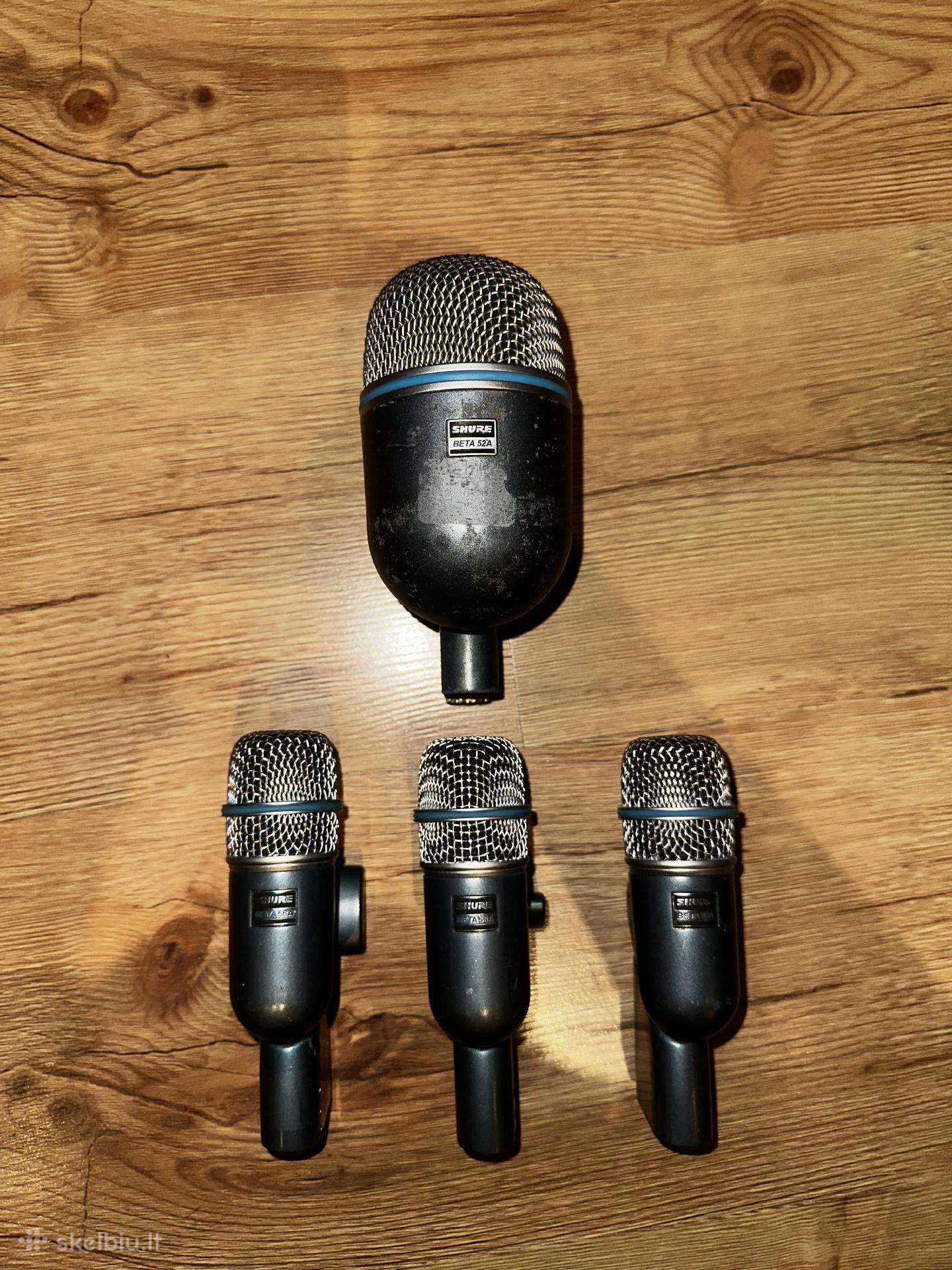 Shure Beta56a ir Shure Beta52a
