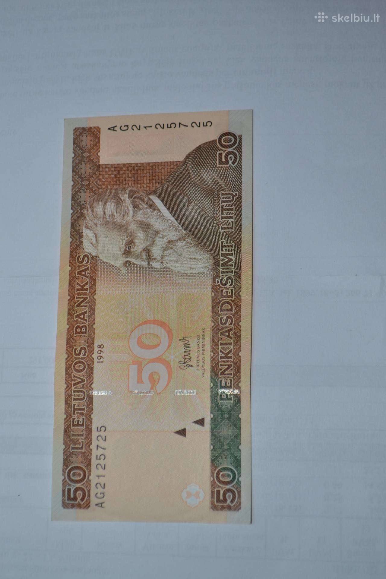 50 Litu 1998 m.