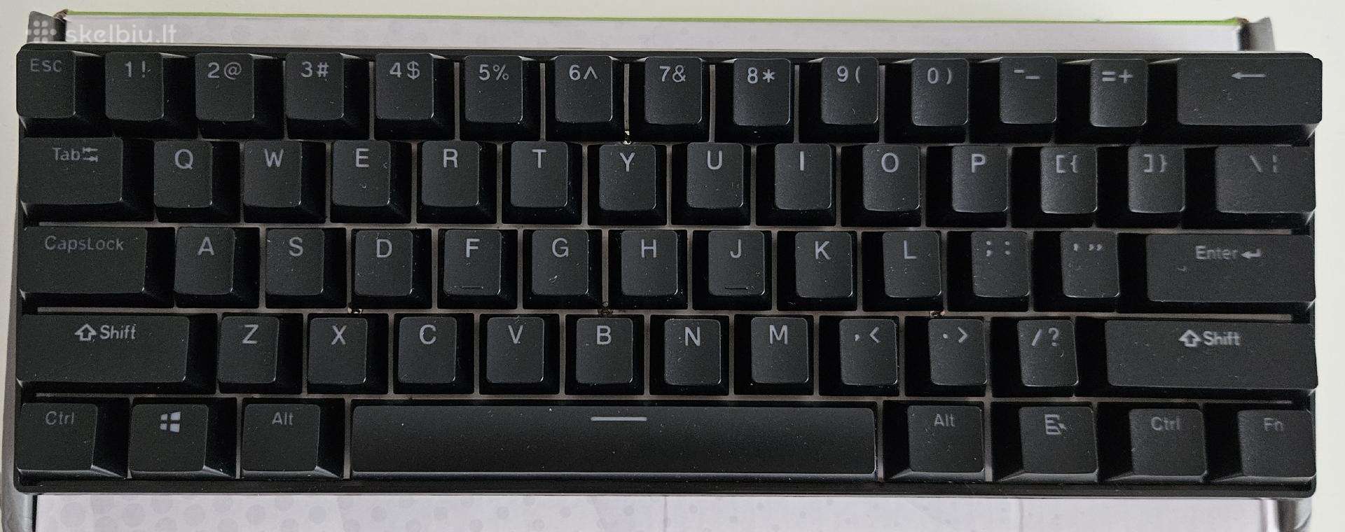 Mechaninė gaming klaviatūra H61k su Blue Switch