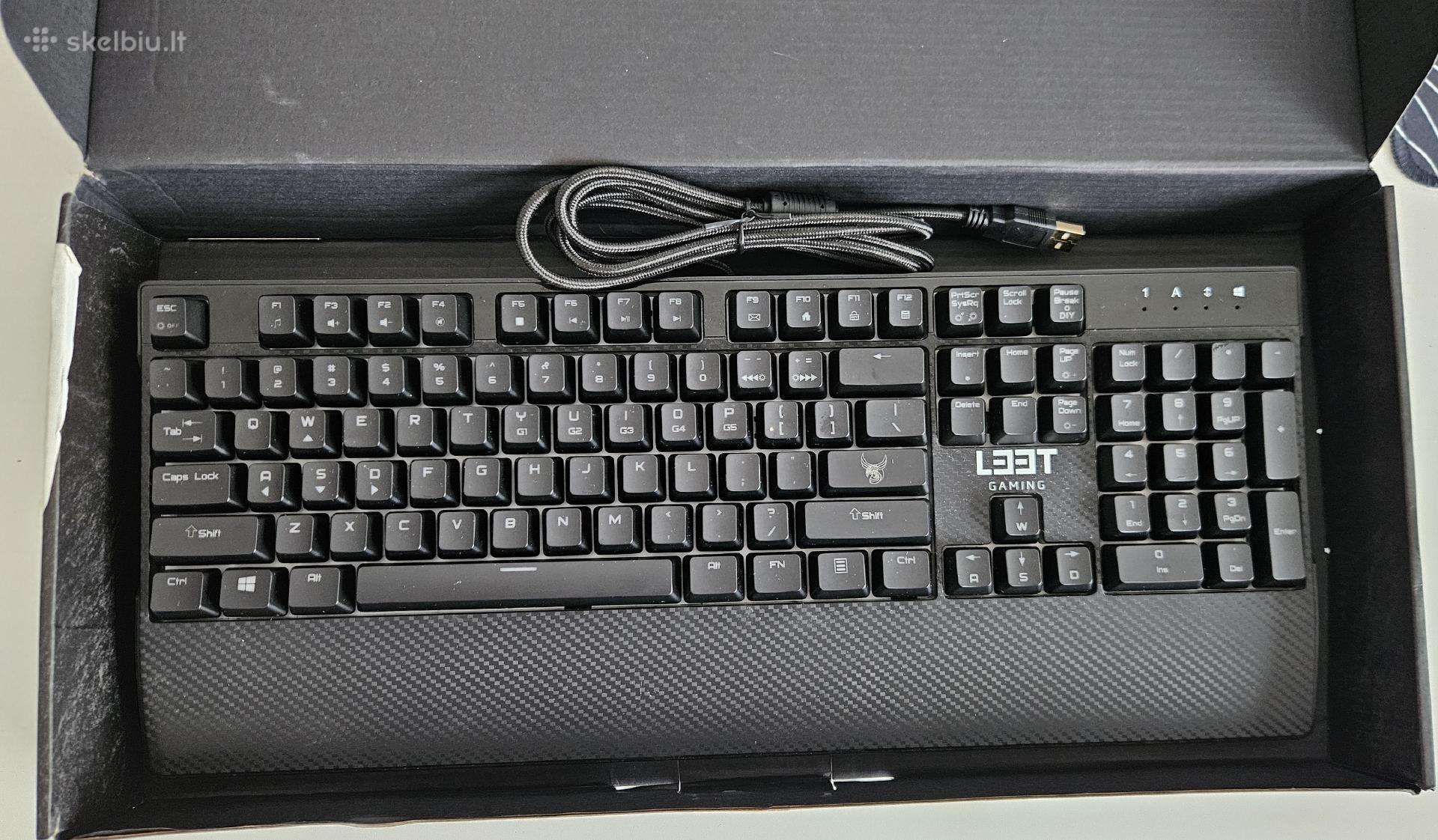 Mechaninė gaming klaviatūra L33t Viking Megingjord