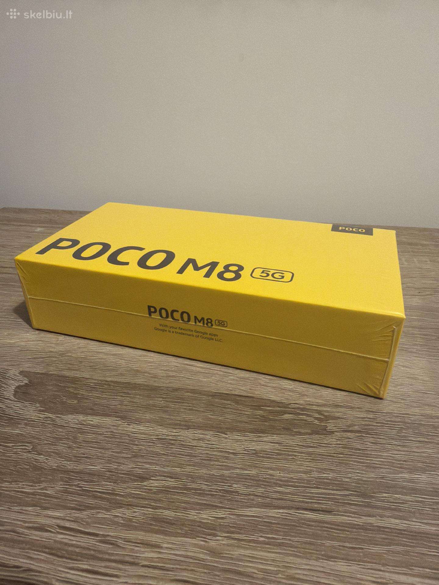 Visiskai naujas, neprapakuotas Xiaomi Poco m8 5G