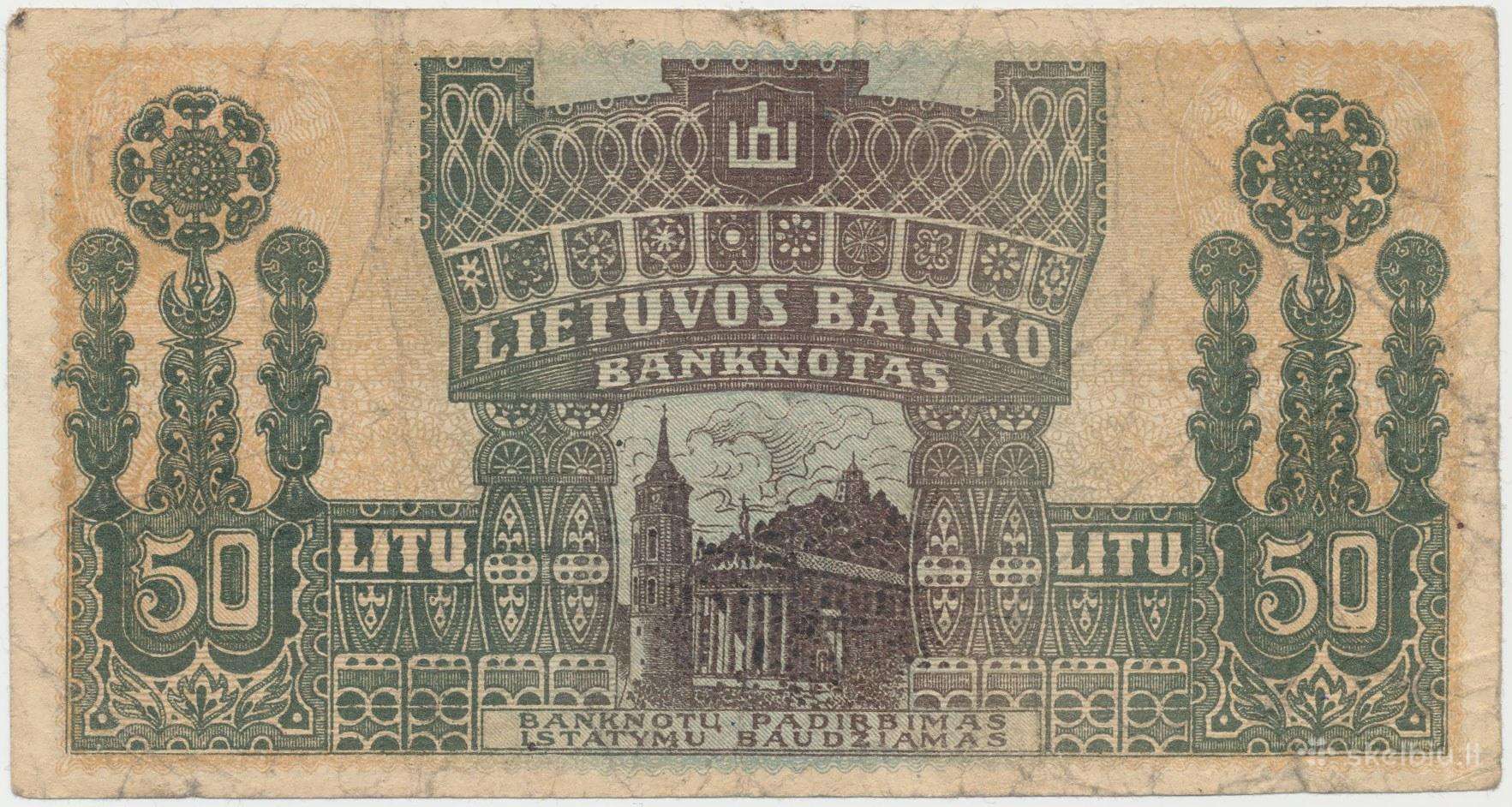 Ieskau Lietuvos tarpukario banknotu