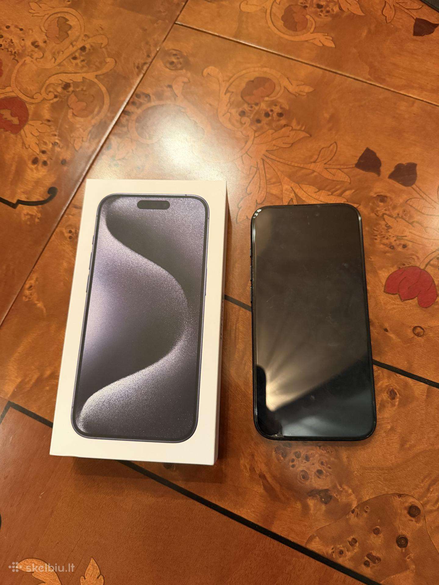 Parduodamas iPhone 15 pro 128gb 5G blue titanium