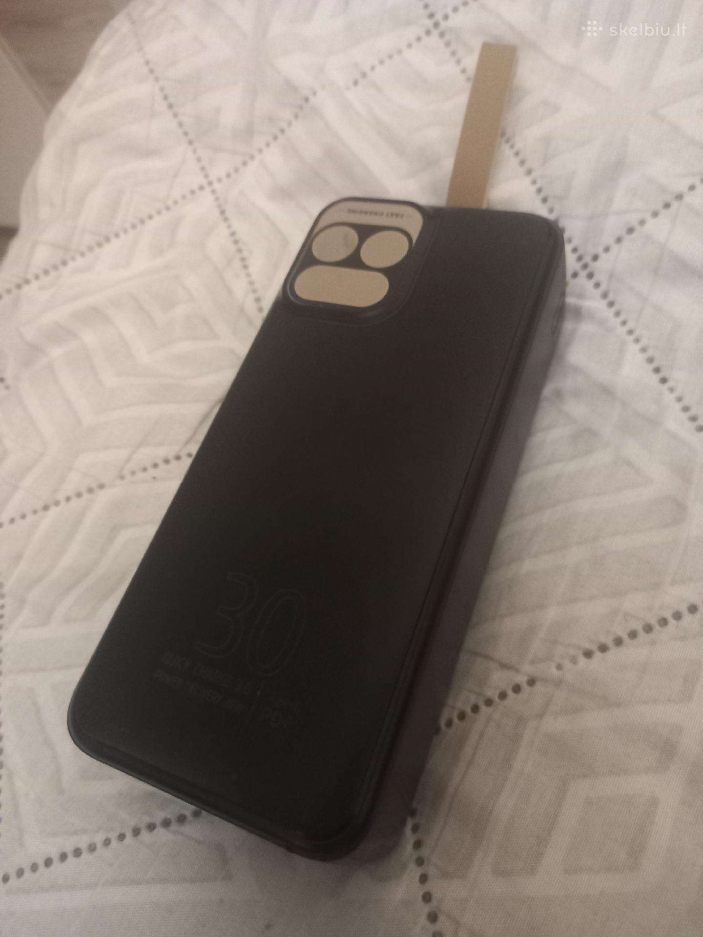 Power Bank 30000 mah 20w greitas krovimas Naujas
