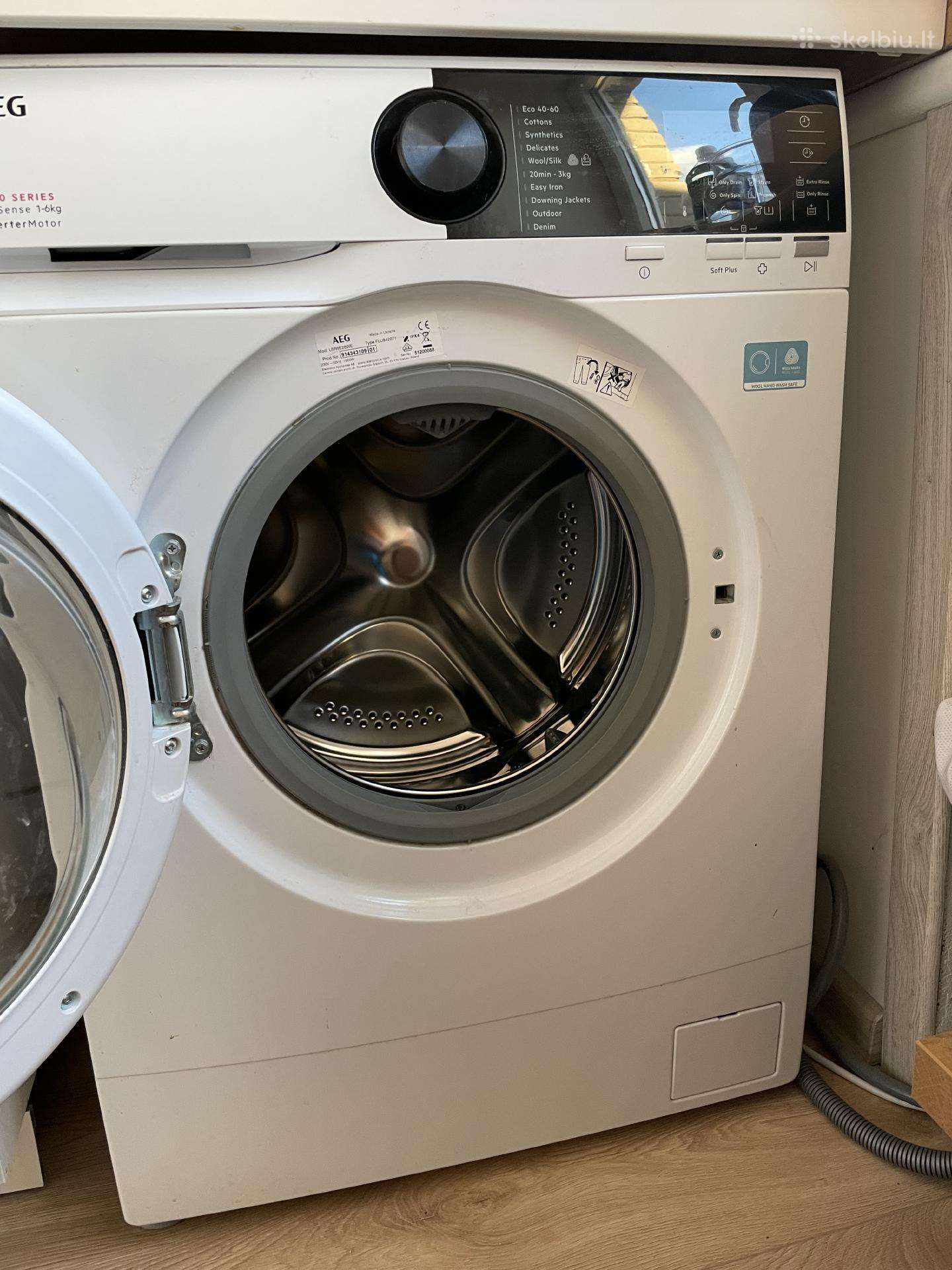 Kompaktiška Aeg skalbyklė iki 6 kg