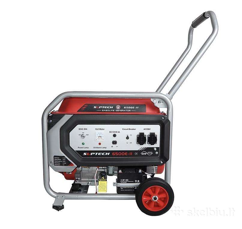 Benzininis generatorius Suptech 6500e-II vienvazis