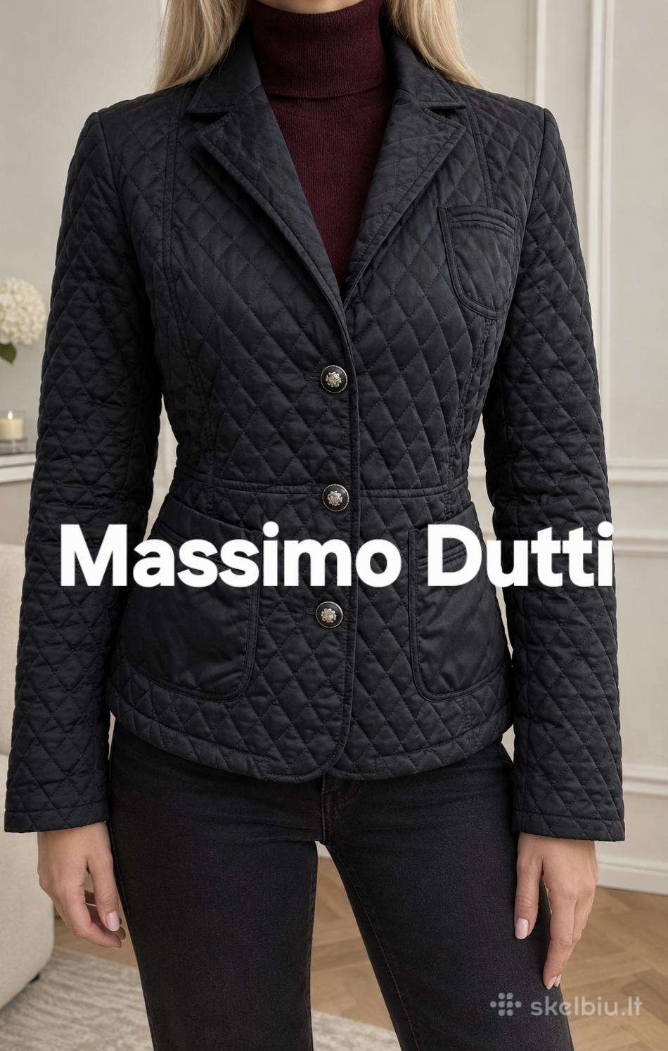Stilingas Massimo Dutti dygsniuotas švarkelis