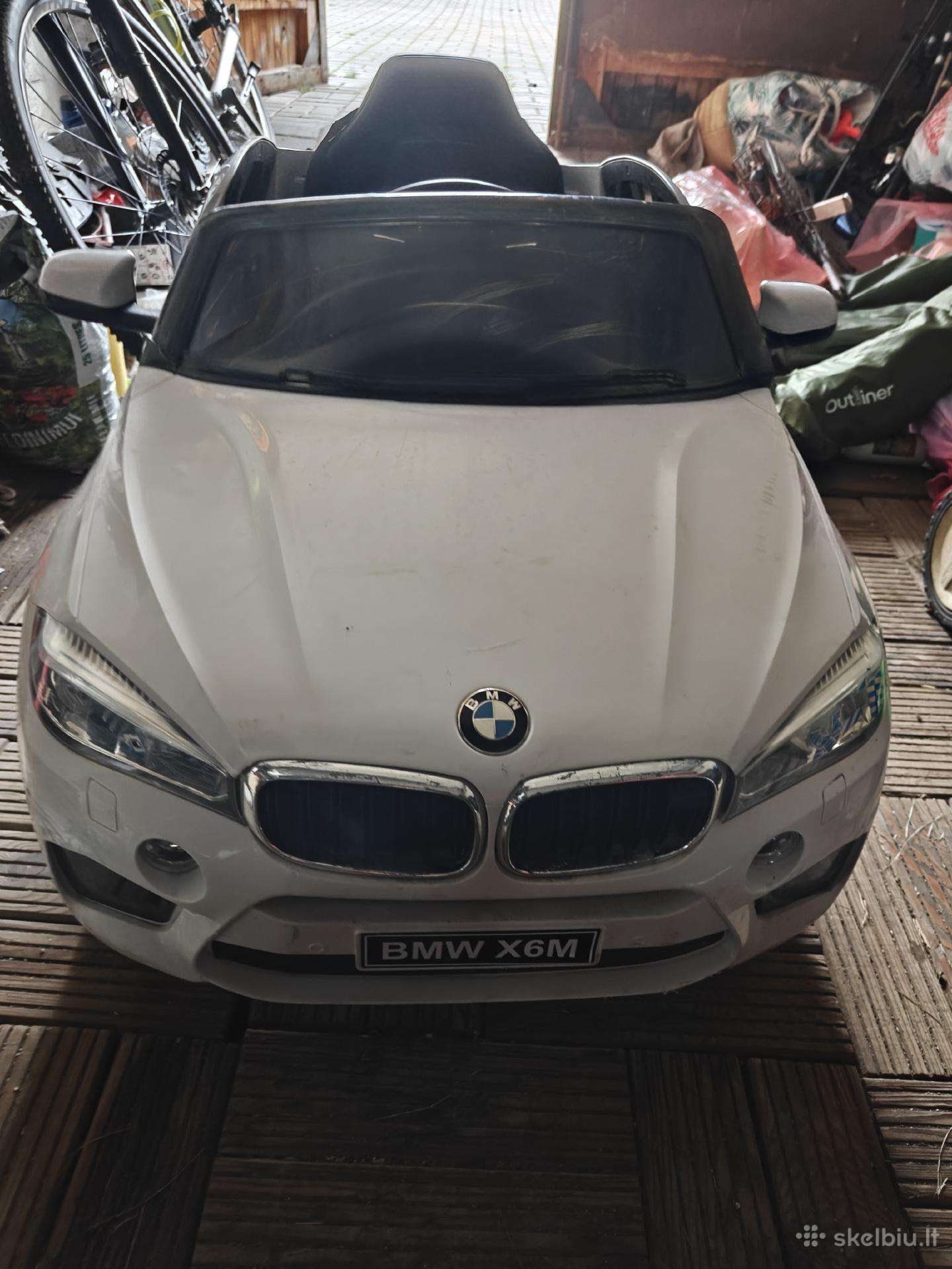 Ocie elektromobilis Bmw X6m, baltas, 8010253-2r