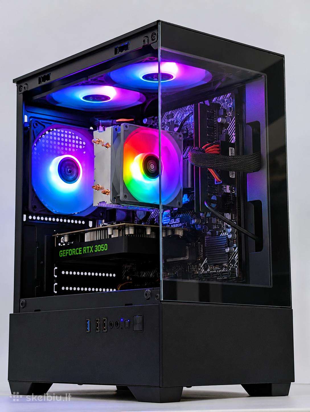 Gaming Pc Ryzen 5 3600 16gb 256gb Rtx 3050 6g