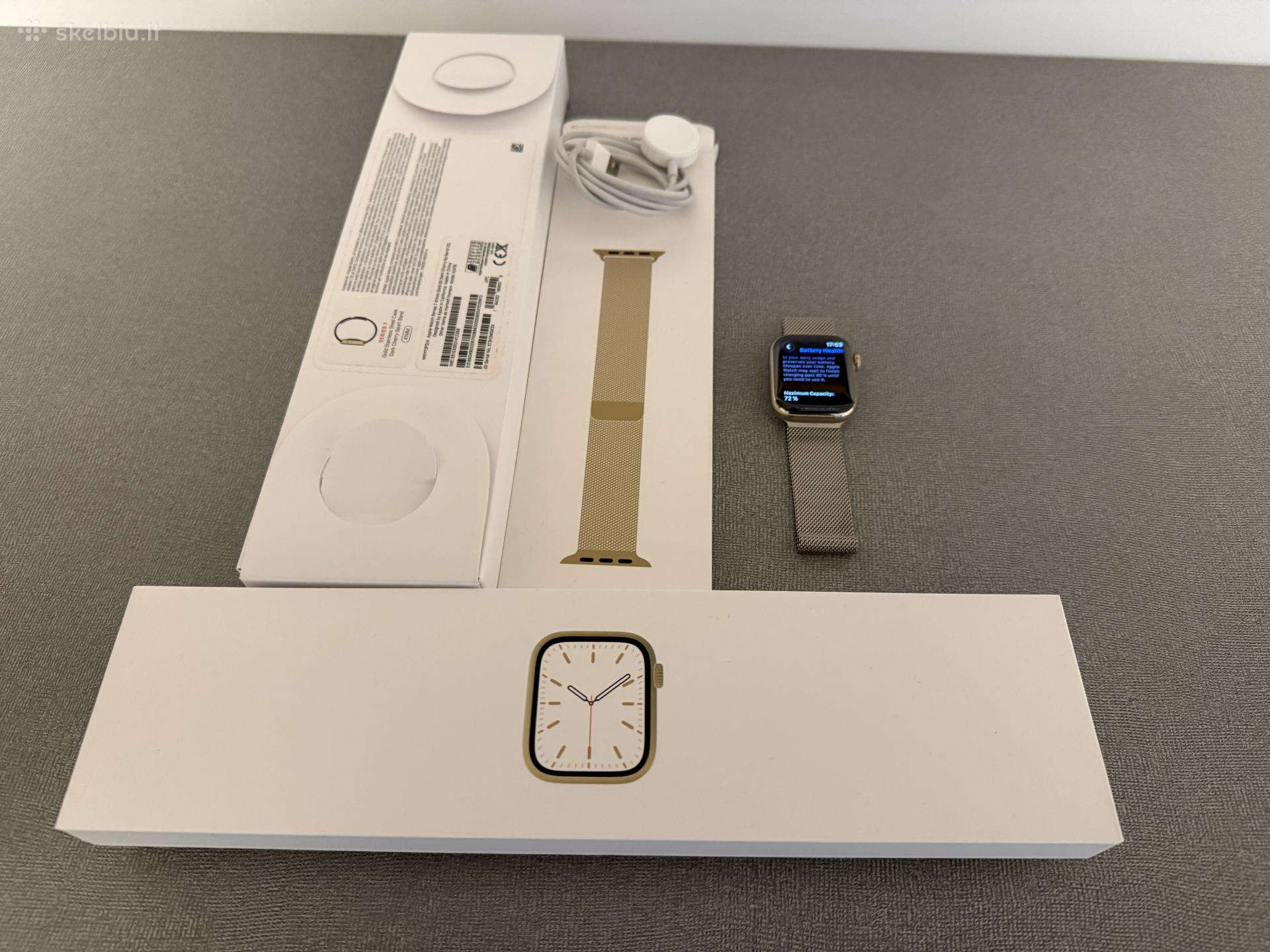 Apple Watch 7 Stainless Gold