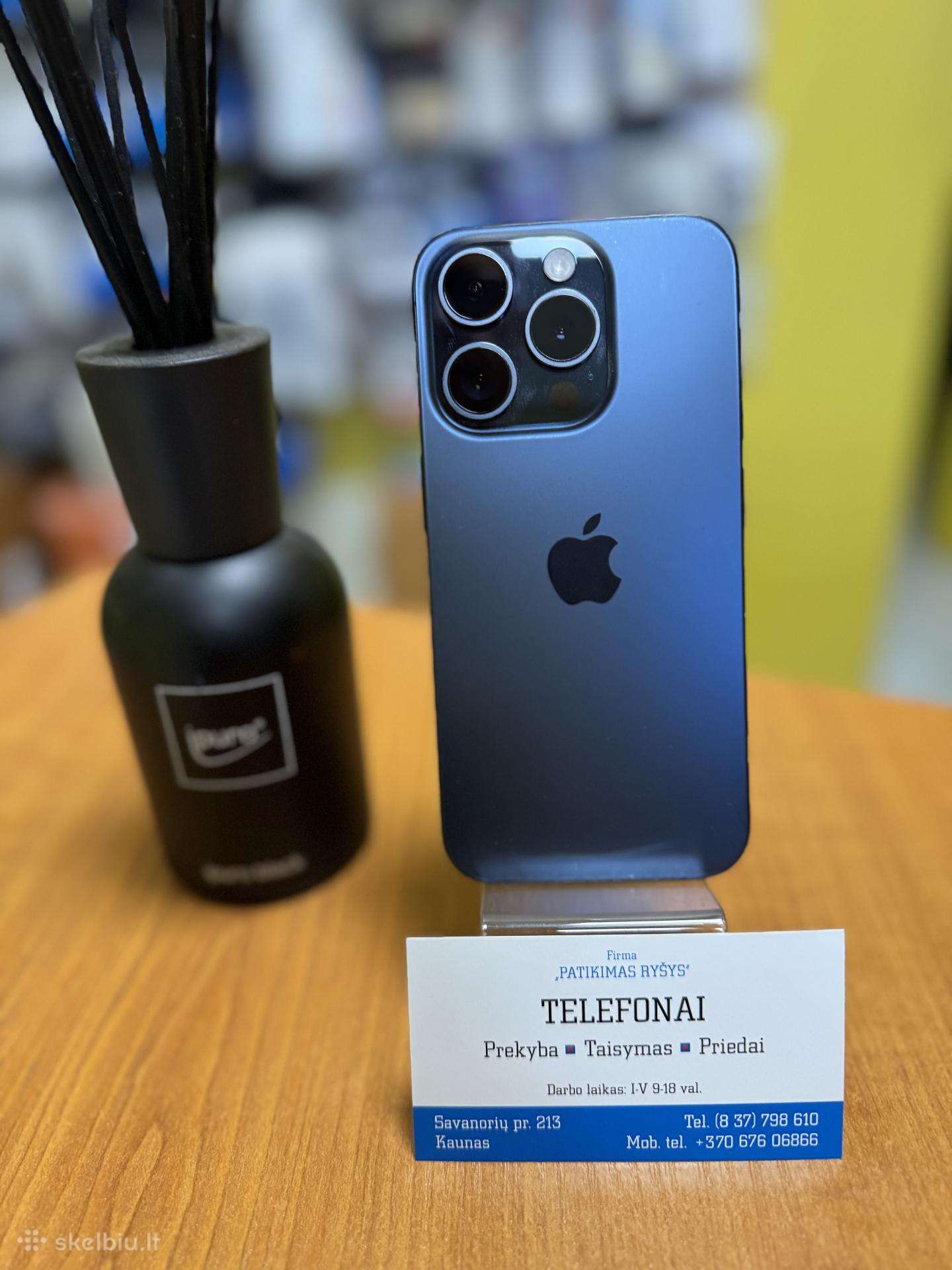 iPhone 15pro 128gb Blue Titan Su Garantija