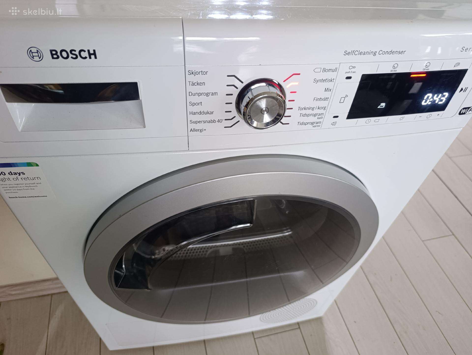 Bosch džiovyklė
