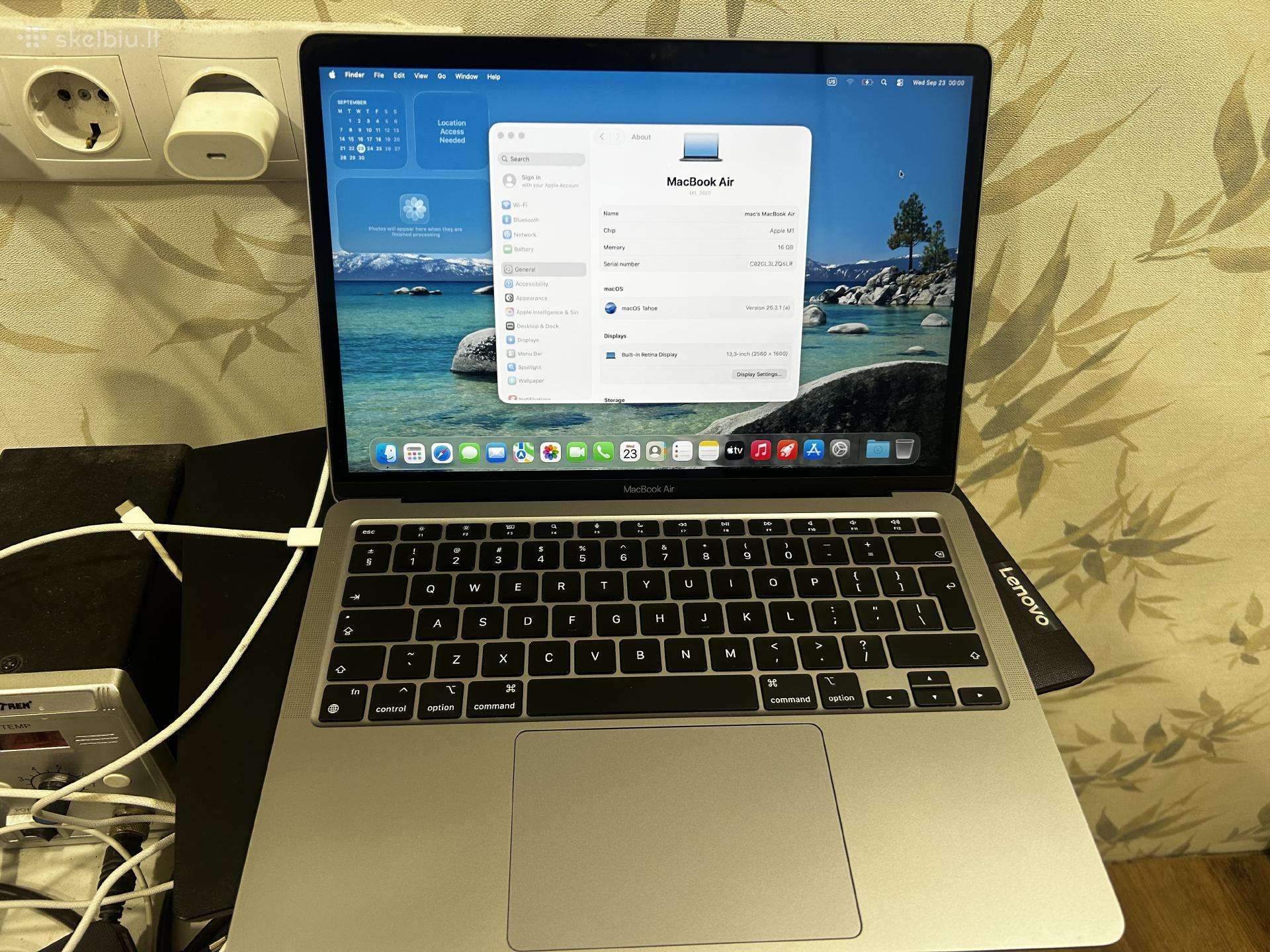 Mackbook Air M1 256gb, 16gb RAM