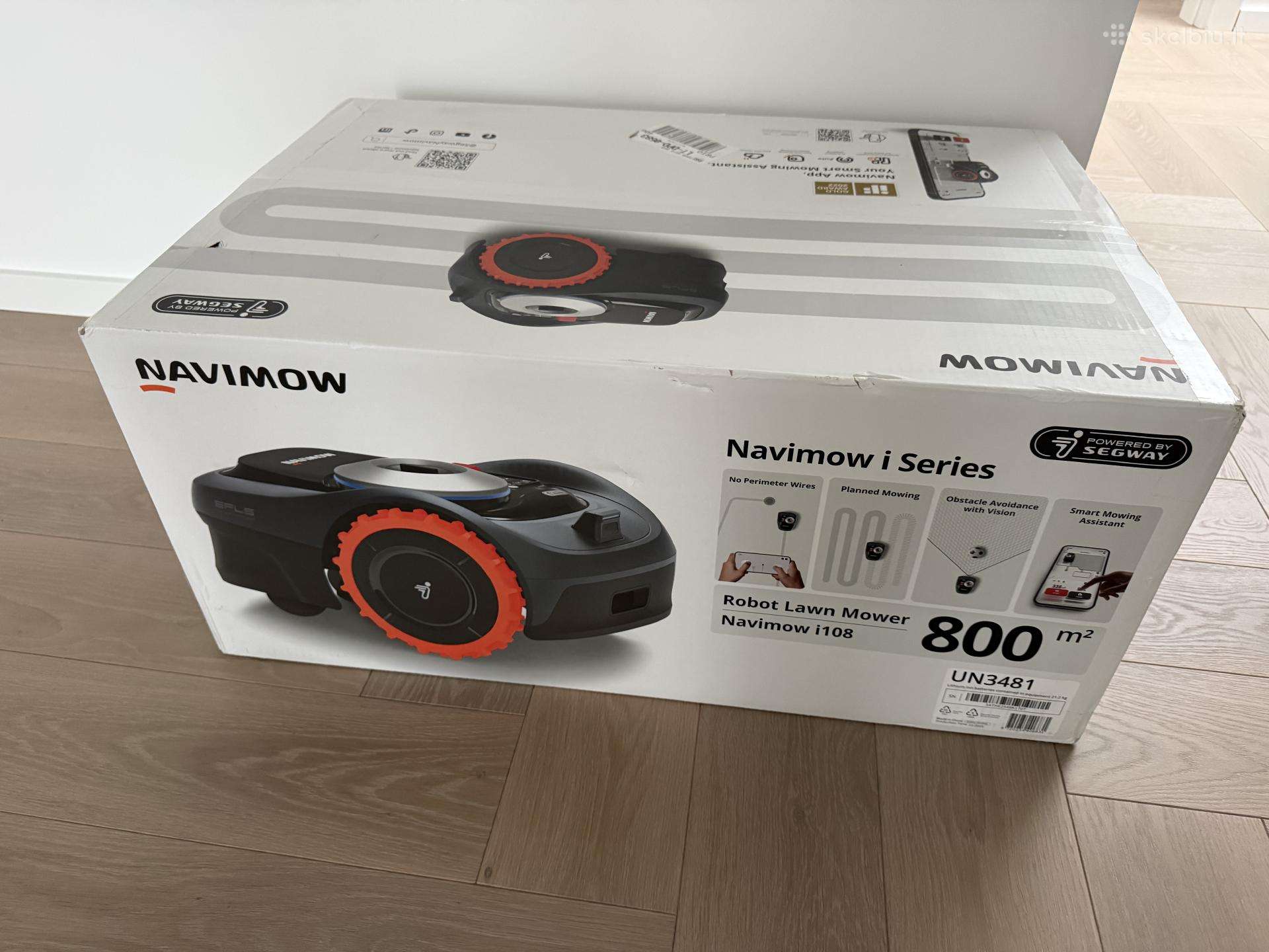 Vejos pjovimo robotas Segway Navimow i108 naujas