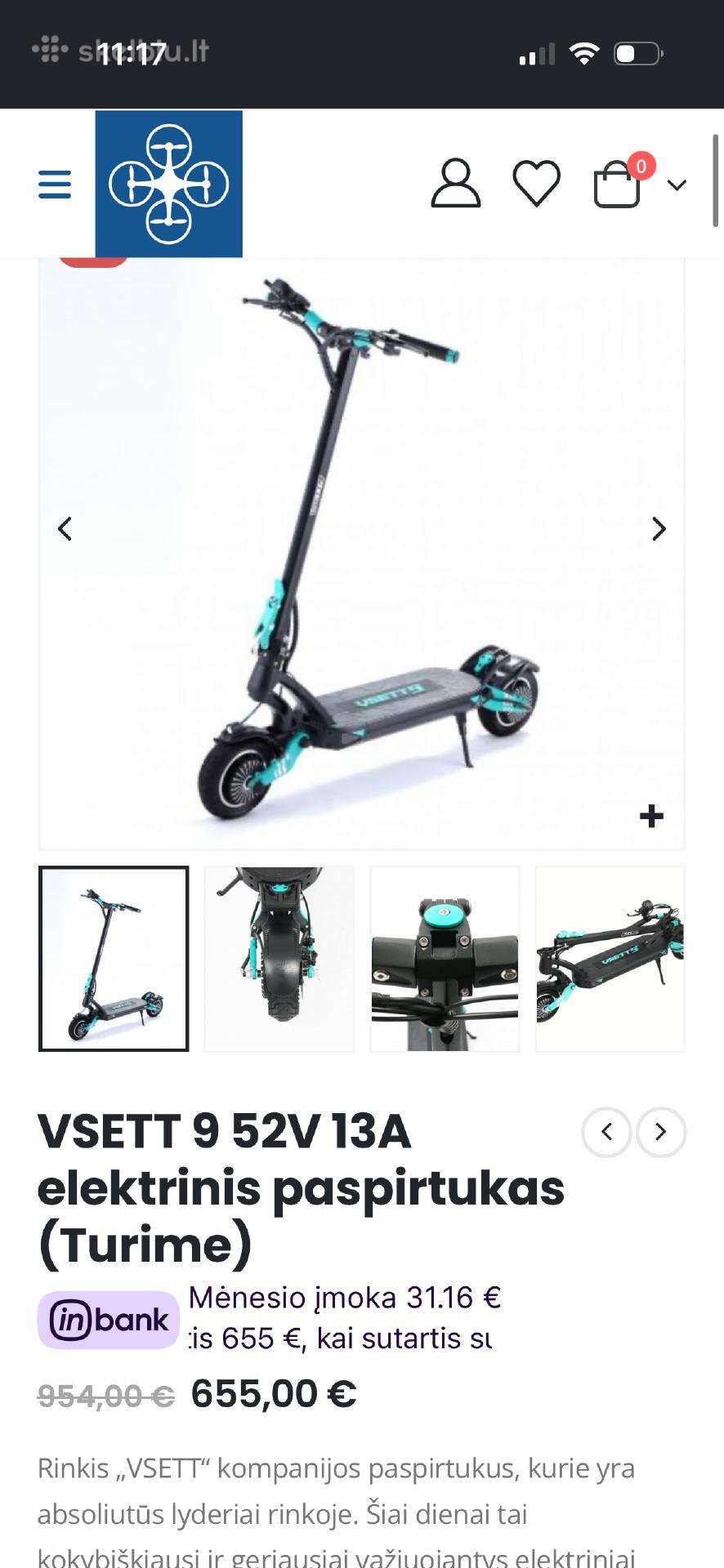 Parduodu visett 9 ir visett 9+