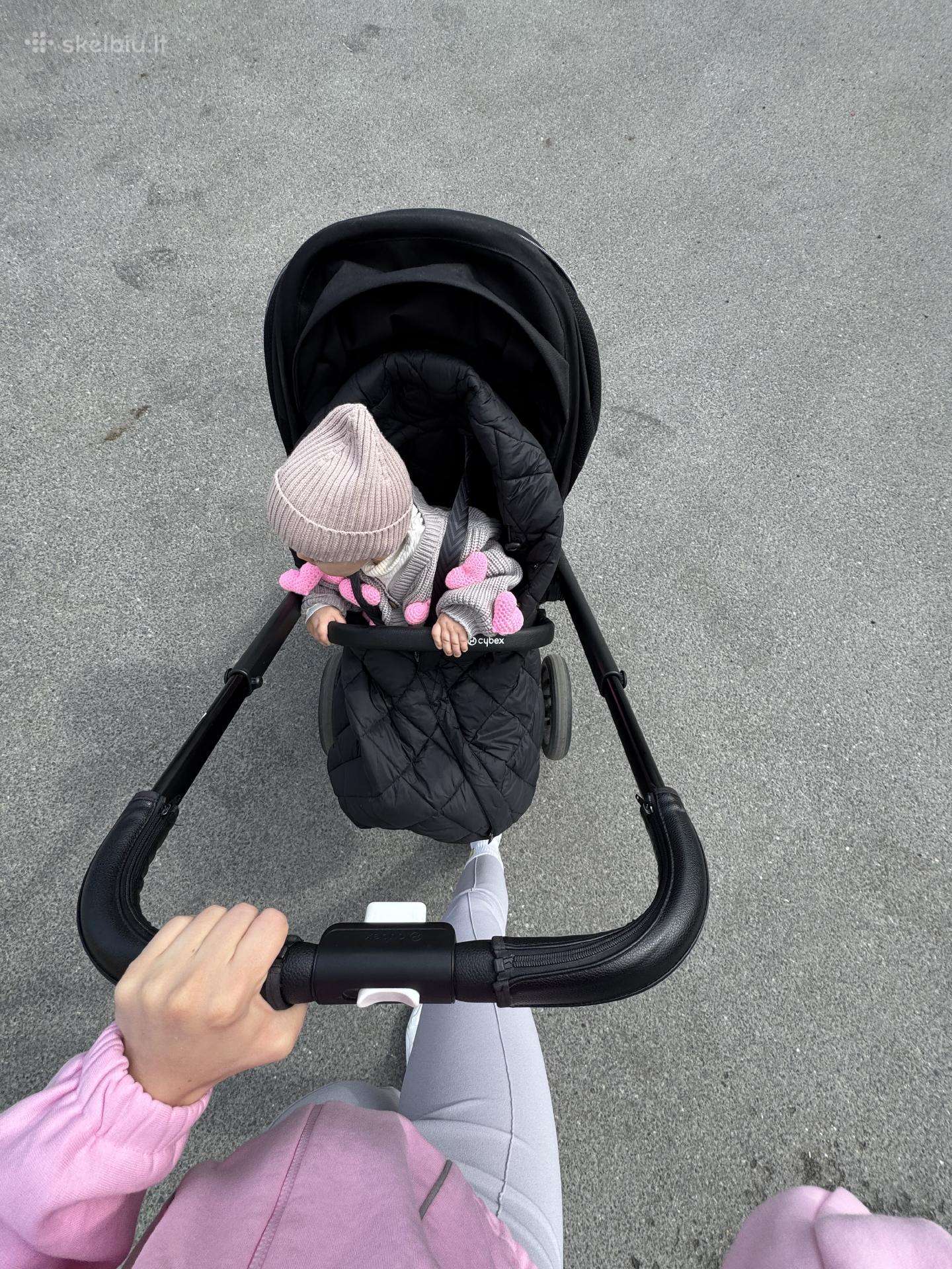 Cybex Snogga2 vežimėlio vokelis, juodas, 90 50