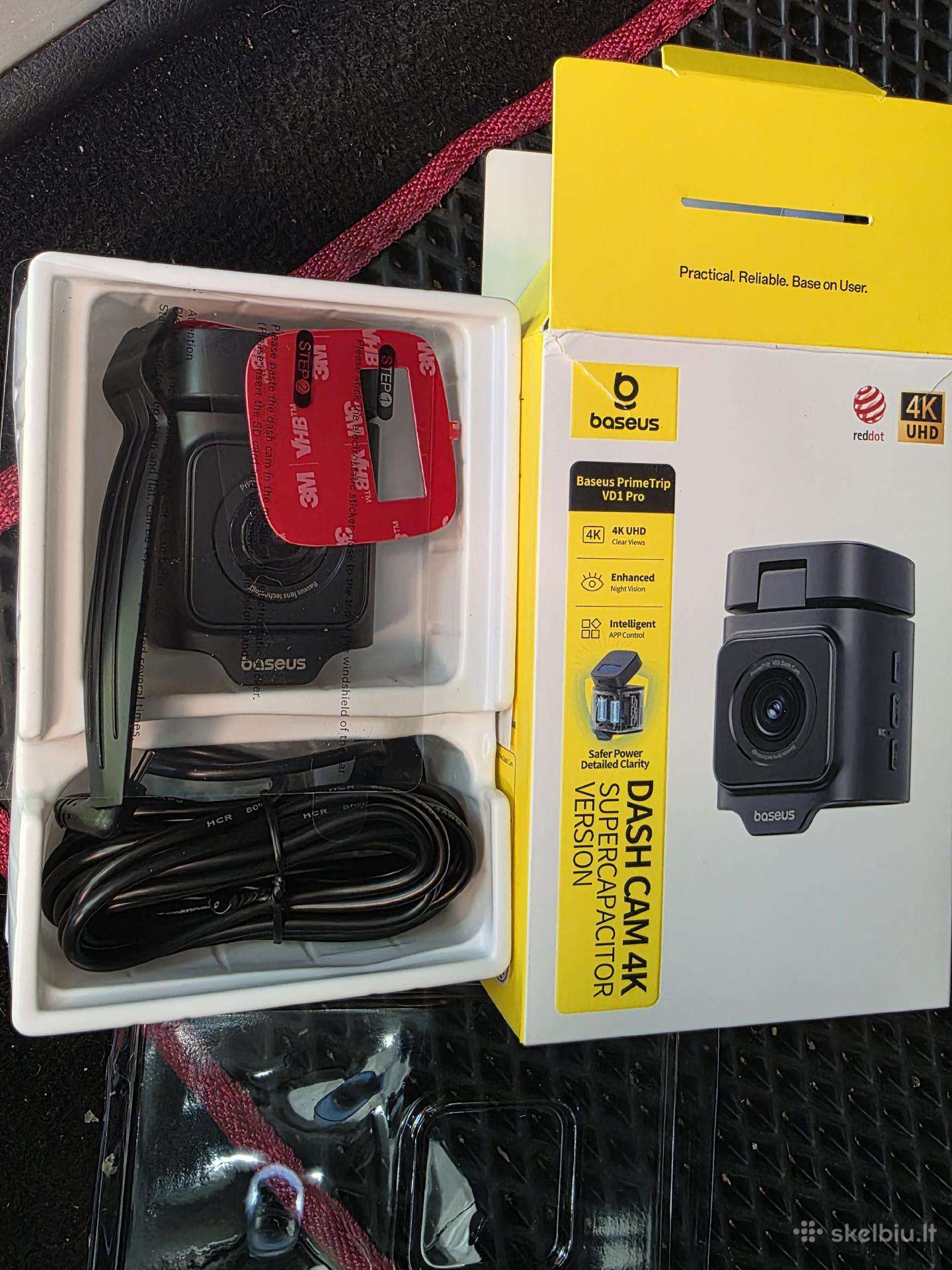 Baseus Primetrip Vd1 Pro 4k vaizdo registratorius