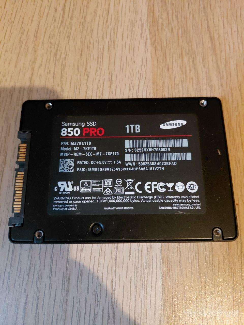 Samsung 850 Pro 1tb SSD Sata