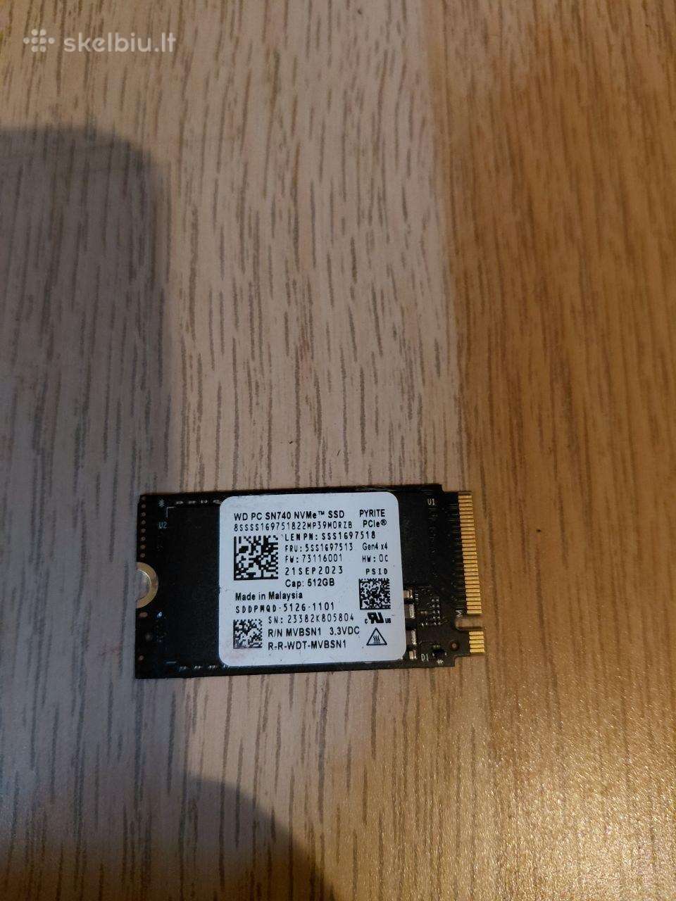 Wd Pc Sn740 512gb Nvme SSD M.2 2230