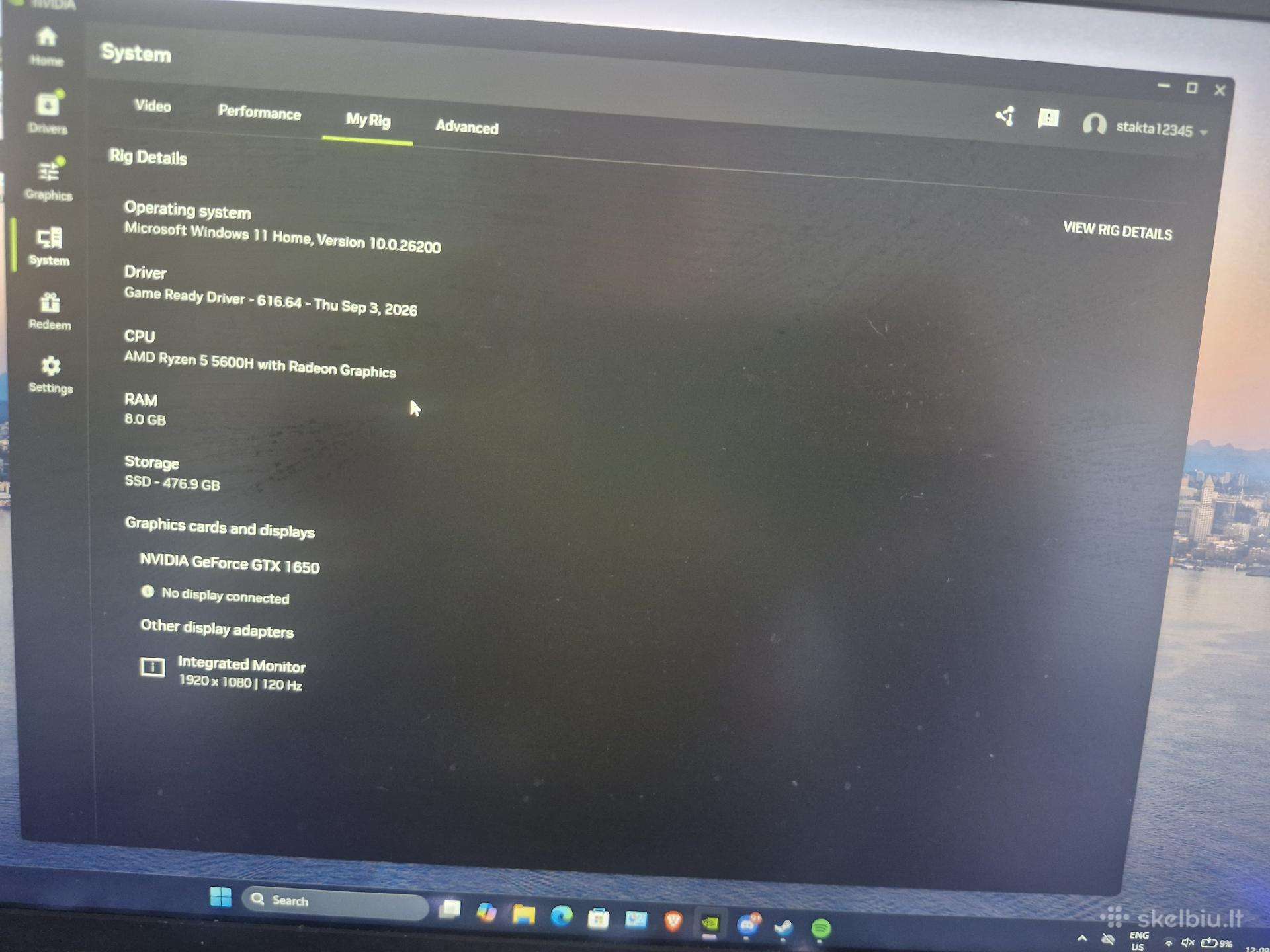 Lenovo ideapad gaming 3 82k2