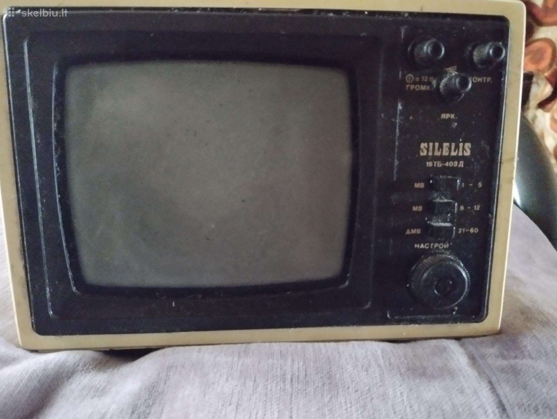 Senas Šilelis televizorius – 10 €“.