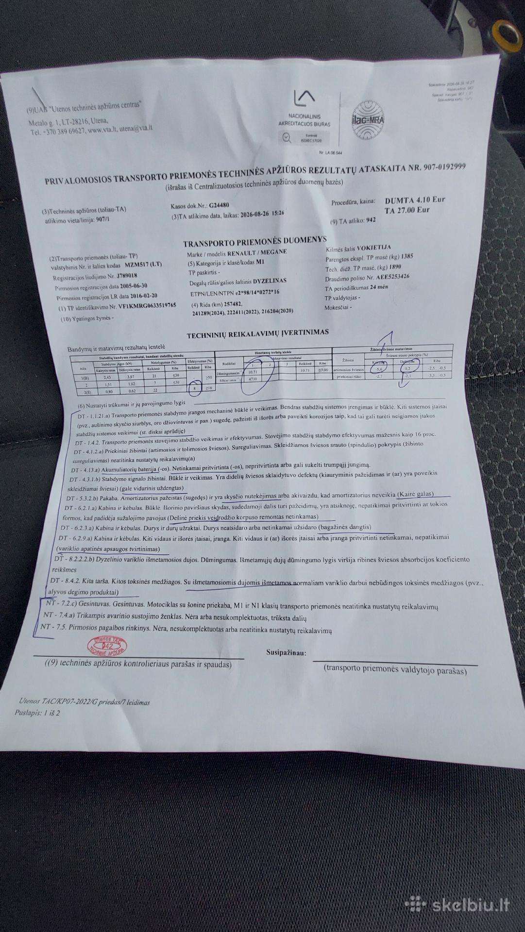 Renault Megane, 1.9 l., Универсал