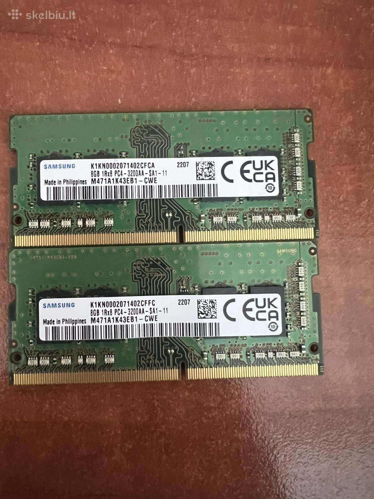 Samsung 2x8 GB Ddr4 3200aa