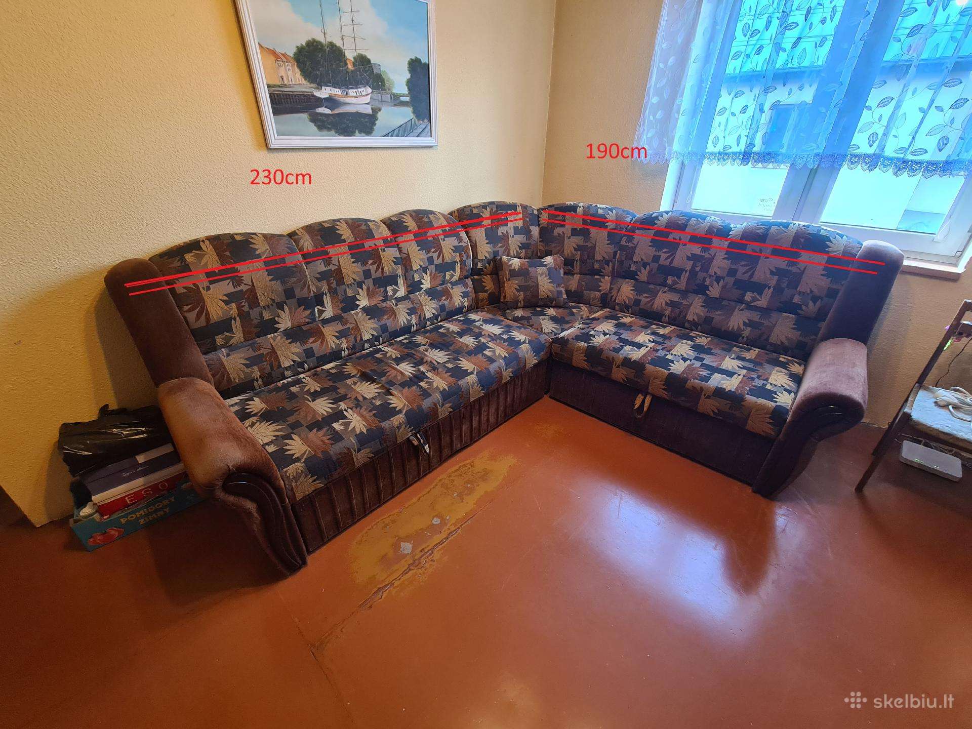 Divgulė lova ir minkštas kampas