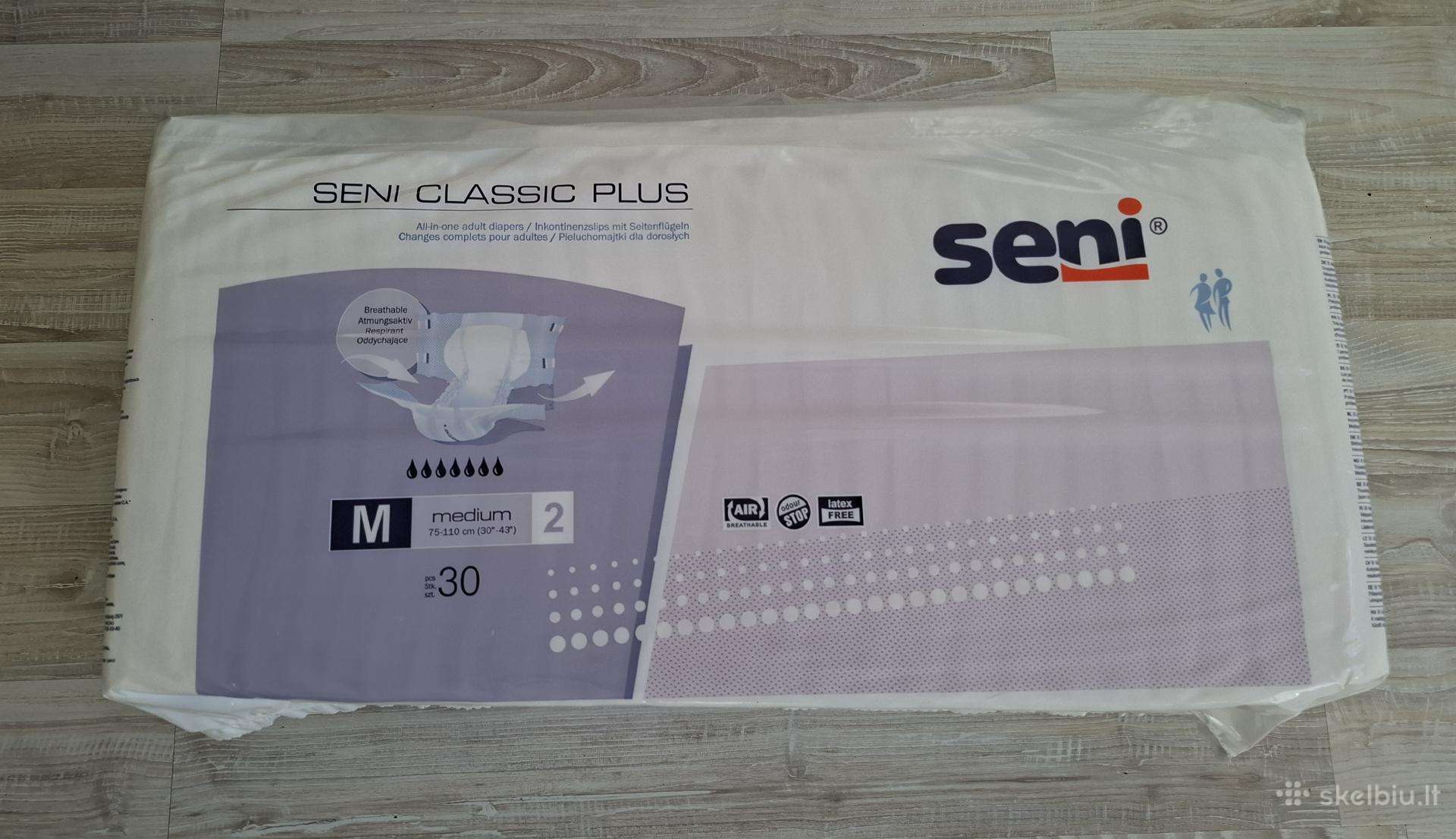 Seni Classic Plus M, 30 vnt. – nauja pakuotė