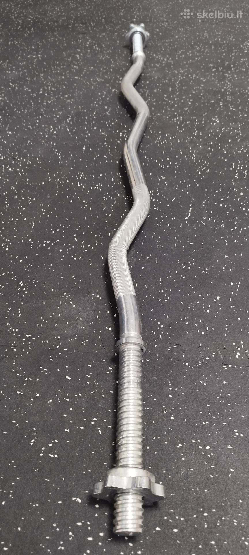 Naudotas Ez grifas (bicepsui / tricepsui)