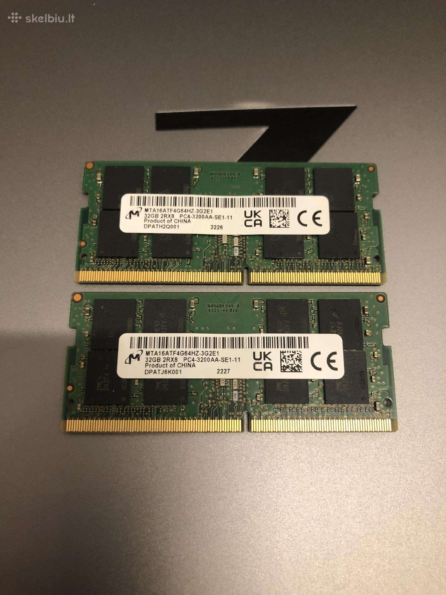 32gb+32gb(64gb) ddr4 3200mhz