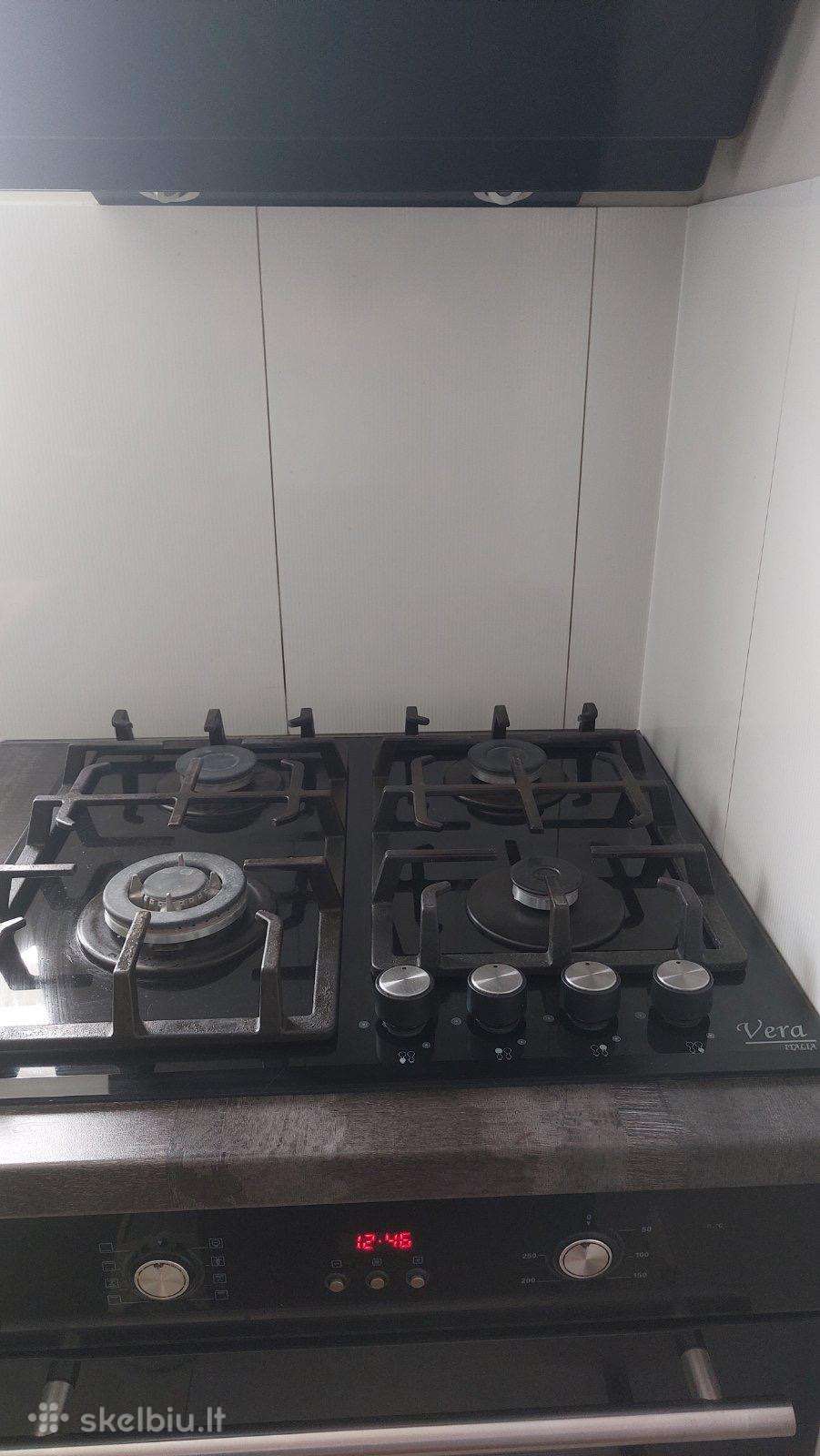 Tvarkinga įmontuojama dujinė viryklė