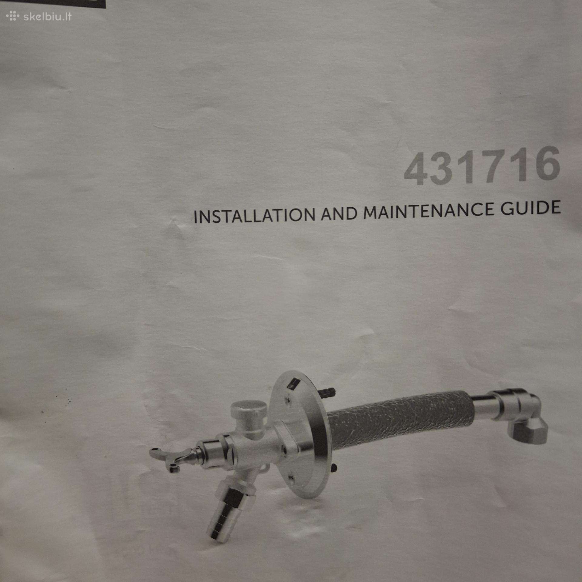 Neužšalantis lauko čiaupas L 250-450mm