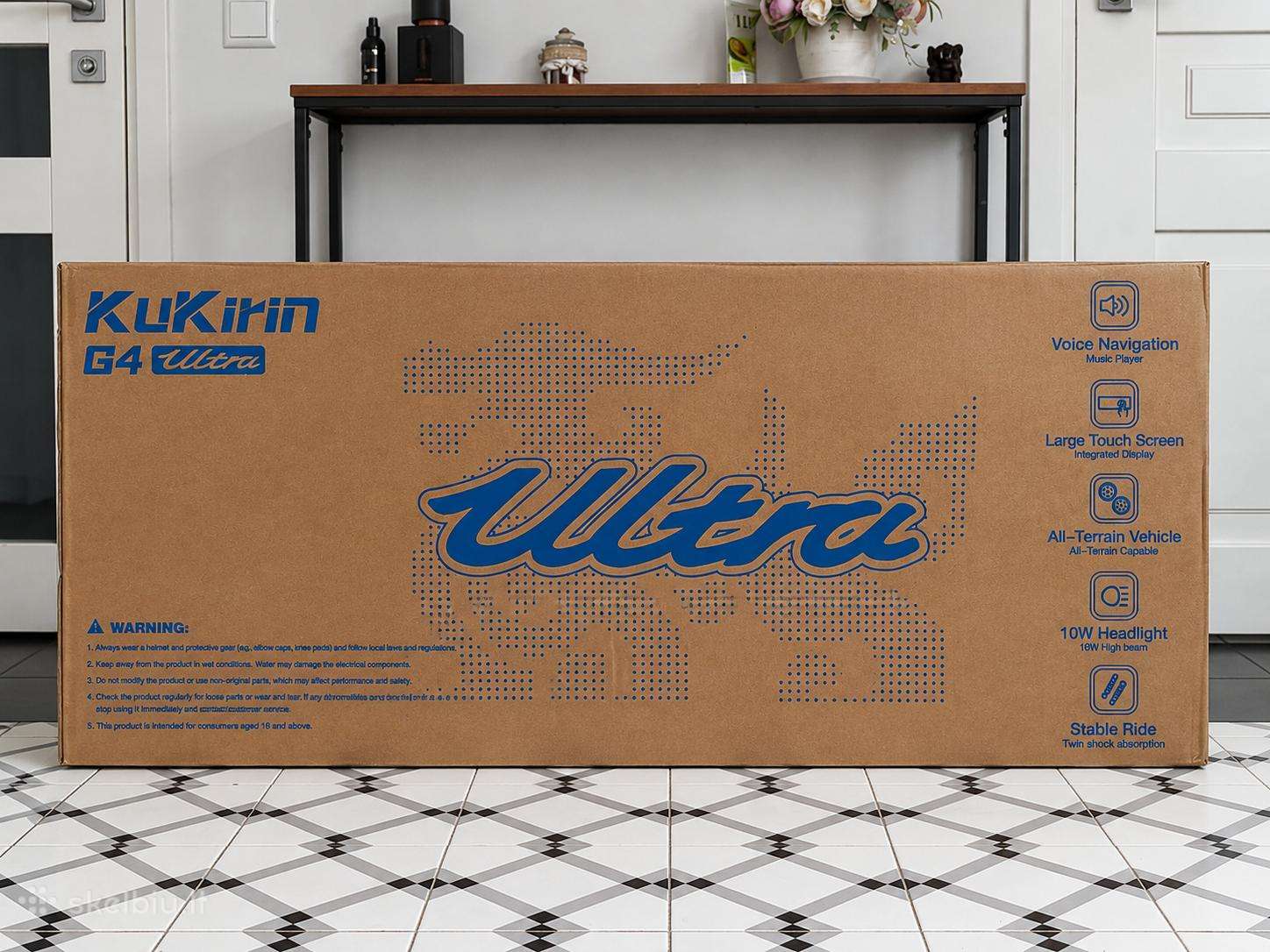 Kukirin G4 Ultra Vilniuje! Su garantija! Naujas!