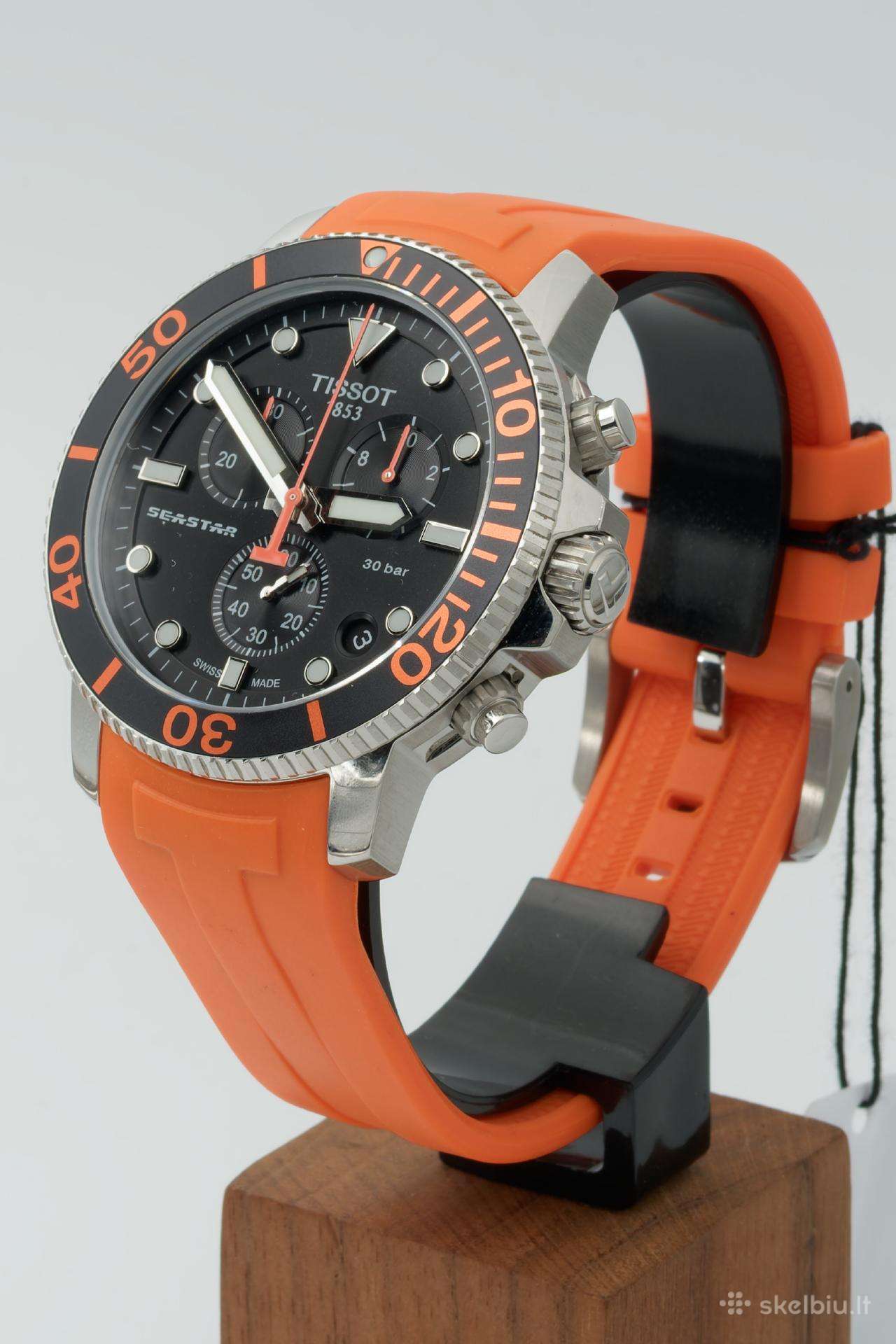 Naujas Laikrodis Tissot Seastar 45.5 mm 30 Atm