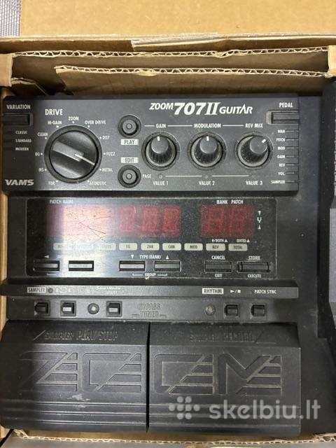 Gitaros efektų procesorius Zoom 707 II Guitar (su