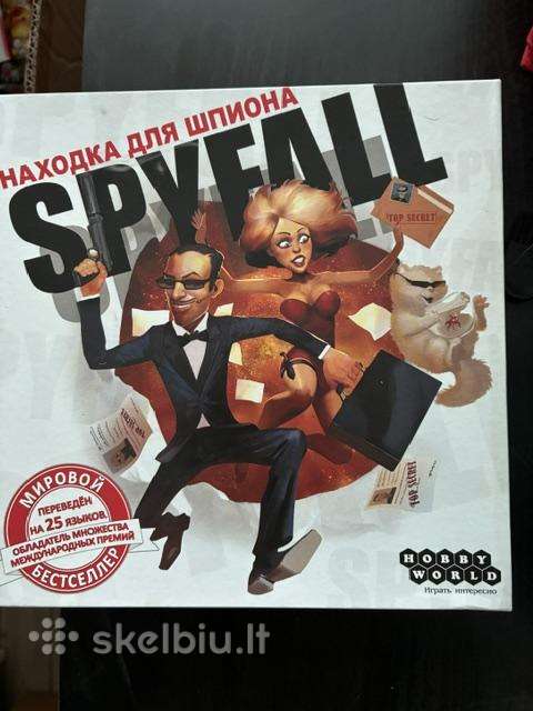Stalo žaidimas Spyfall (находка для шпиона) rusų k