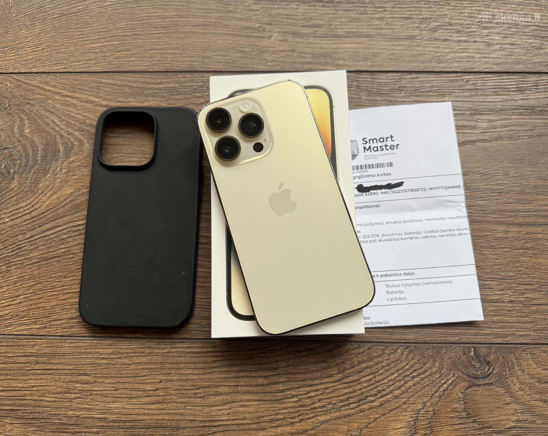 Apple iPhone 14 Pro 128gb Gold BH: 100%