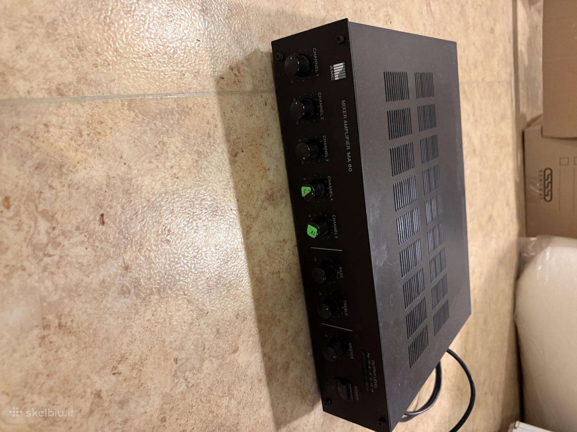 Stiprintuvas-mikseris „Amc Mixer Amplifier Ma 60“