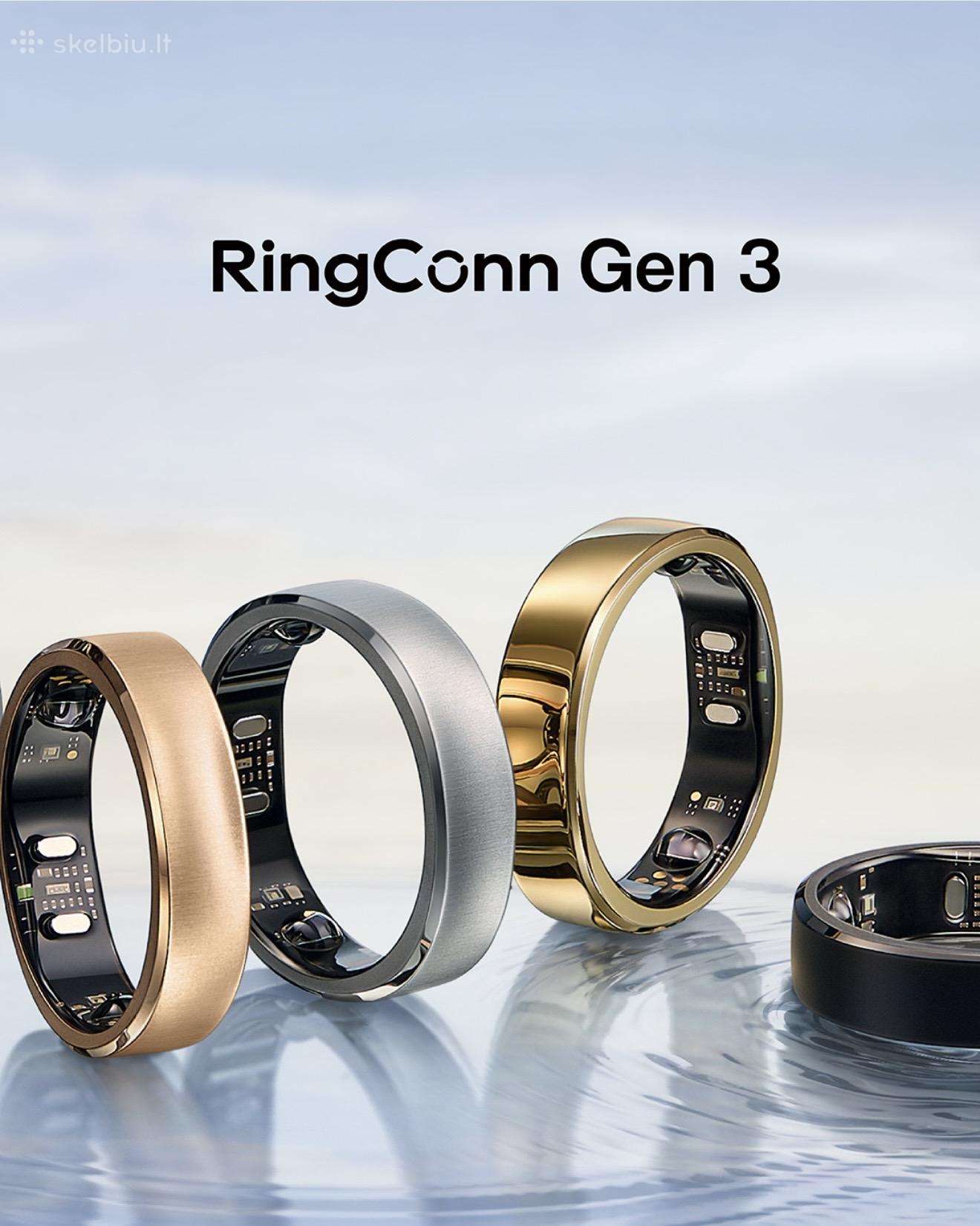 Nauji išmanieji Ringconn Gen 3 ir Gen2 Air žiedai