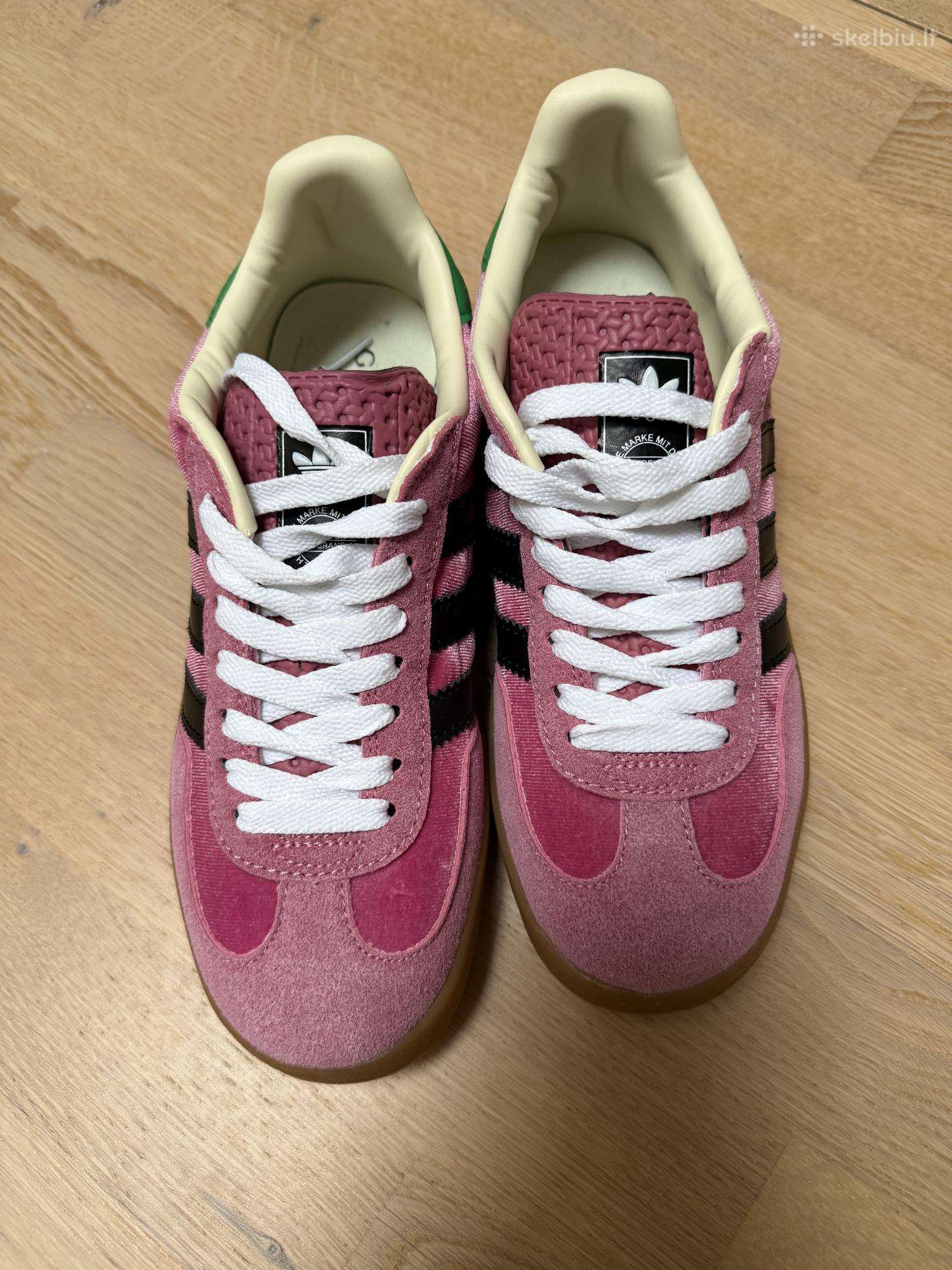 Nauji Gucci adidas gazele batai