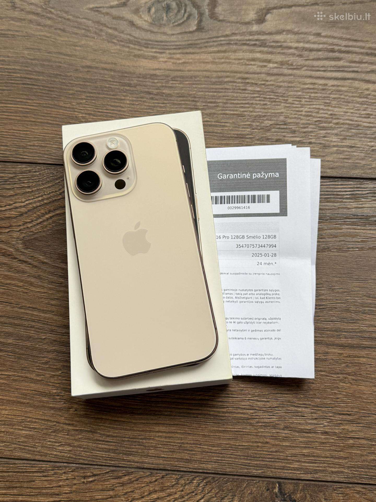 Apple iPhone 16 Pro 128gb Desert Titanium