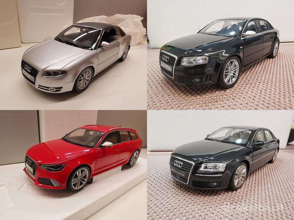 1:18 Audi Modeliai