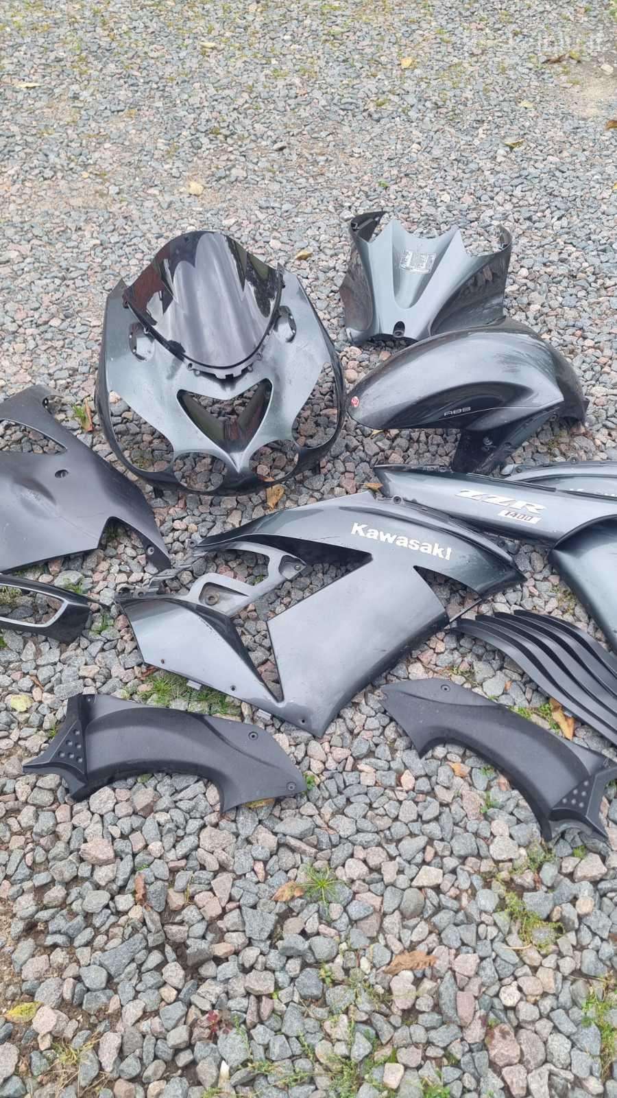 Kawasaki zzr1400 apdaila ir faros